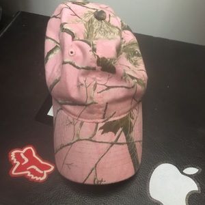 Pink camo baseball cap
